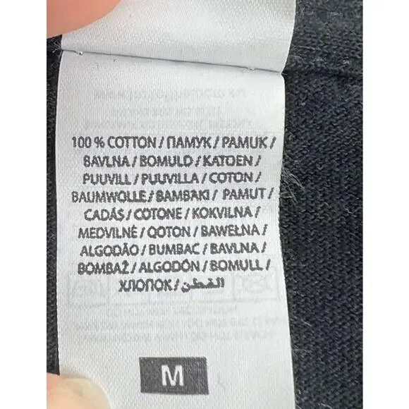 Men's Nirvana T Shirt 100% Cotton Black Yellow Seattle Washington Guitar Band M - Picture 6 of 6